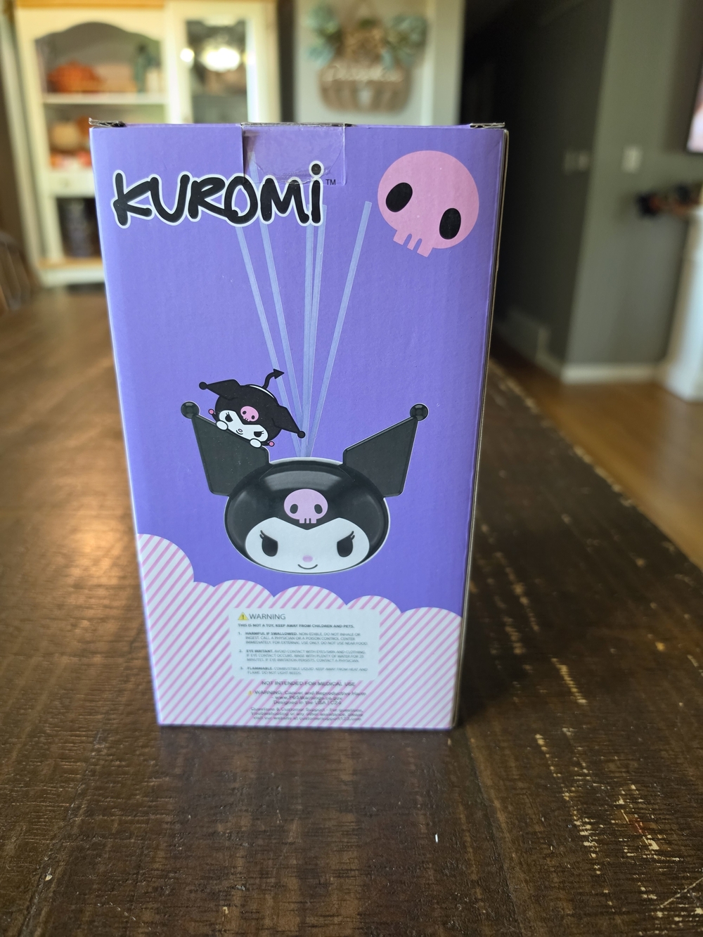 Hello Kitty Kuromi Purple Ceramic Reed Diffuser - Picture 4 of 4